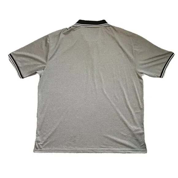PGA TOUR Big & Tall Athletic Fit Short Sleeve Motionflux 360 Gray Polo Shirt *** - Picture 2 of 10